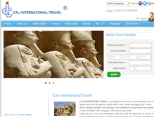 Tablet Screenshot of calitravel.net